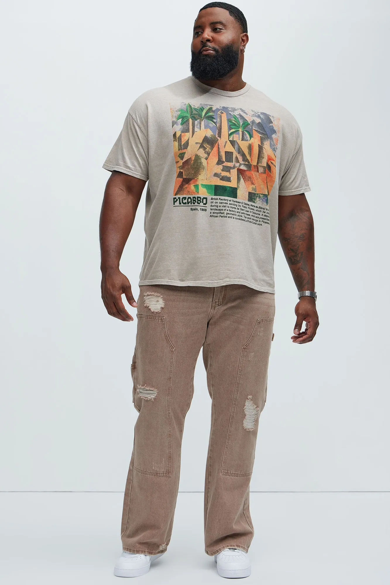 Aaron Carpenter Flare Jeans - Brown