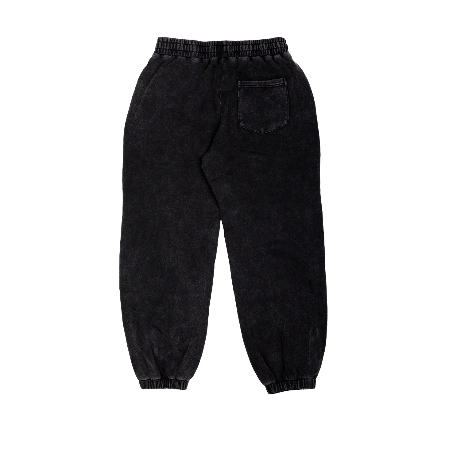 amongst few - Toddler Text Joggers (Washed Black)