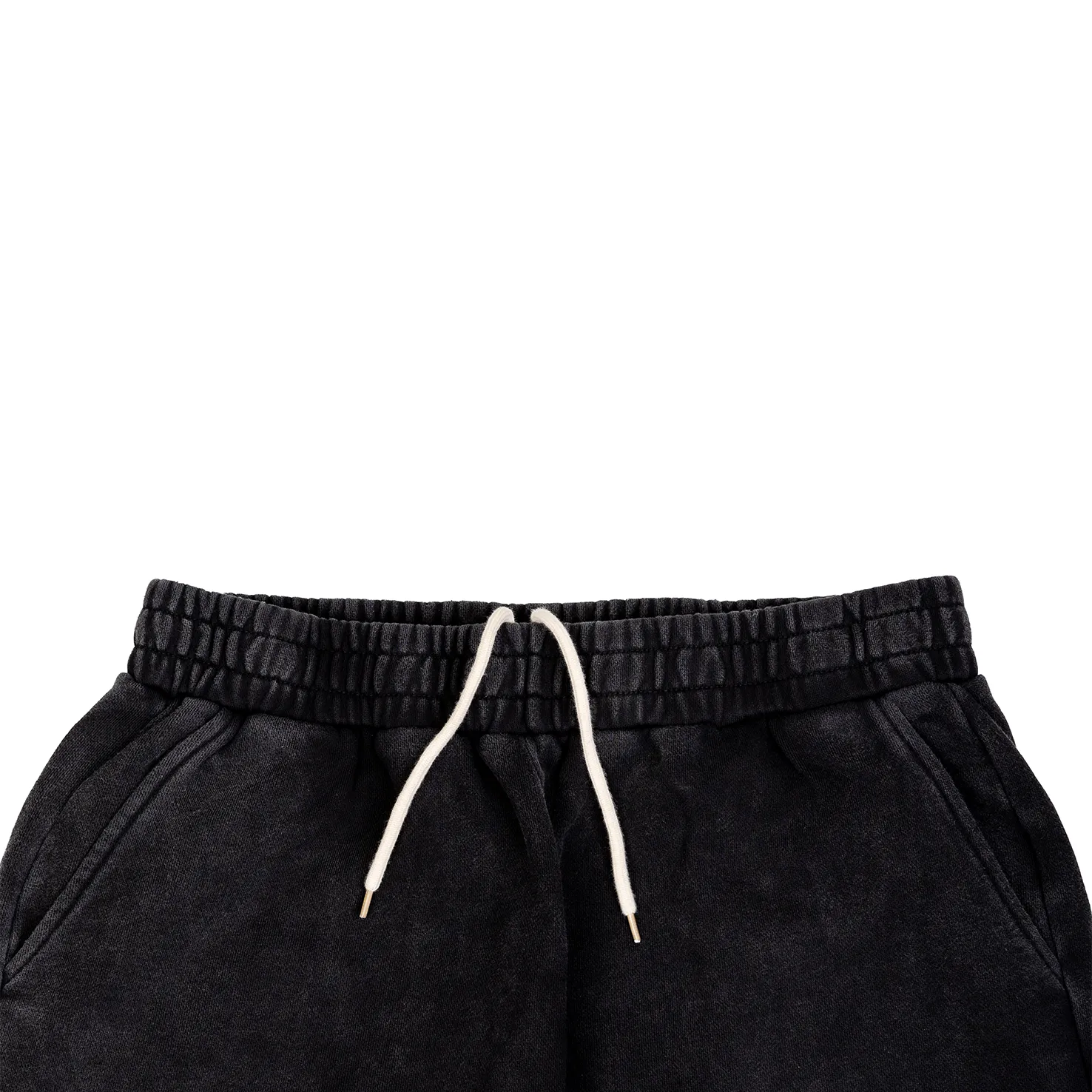 amongst few - Toddler Text Joggers (Washed Black)