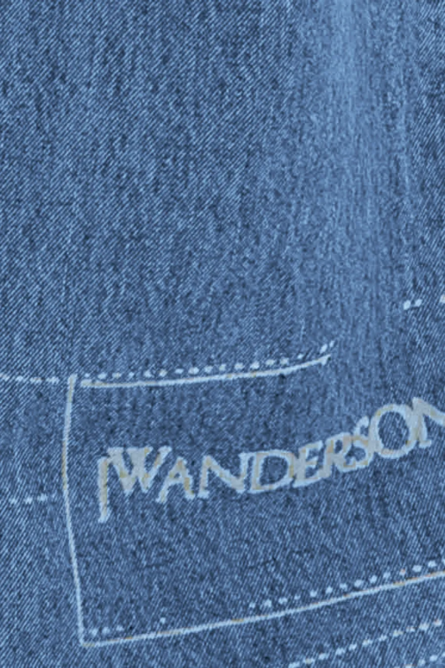 Blue bootcut cotton denim jeans
