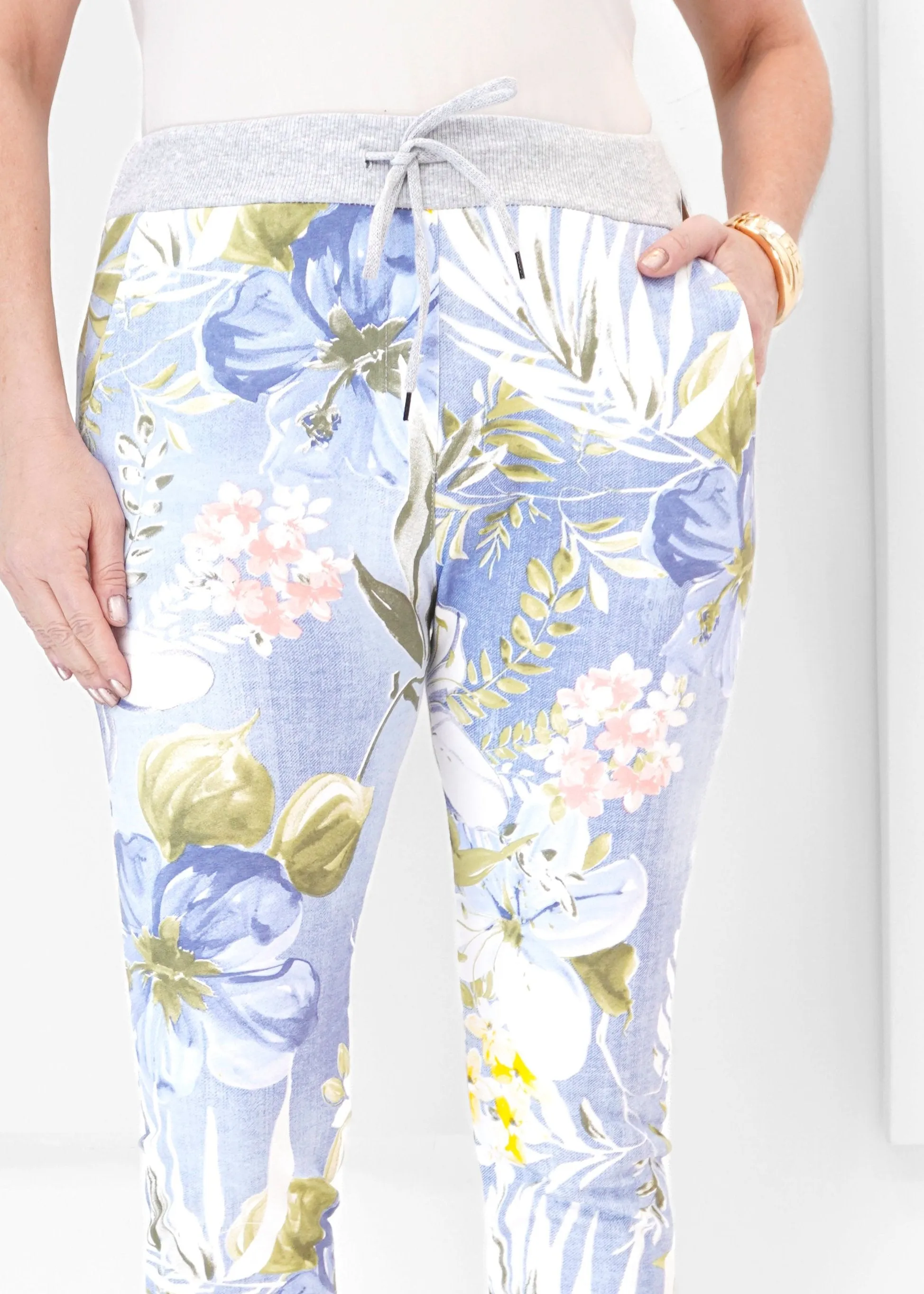 Catherine Lillywhite's - Floral Cuffed Joggers