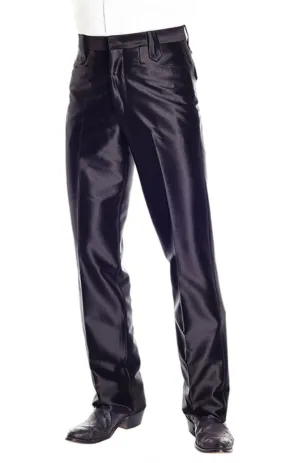 Circle S Mens Black Polyester Western Swedish Knit Ranch Dress Pant 33