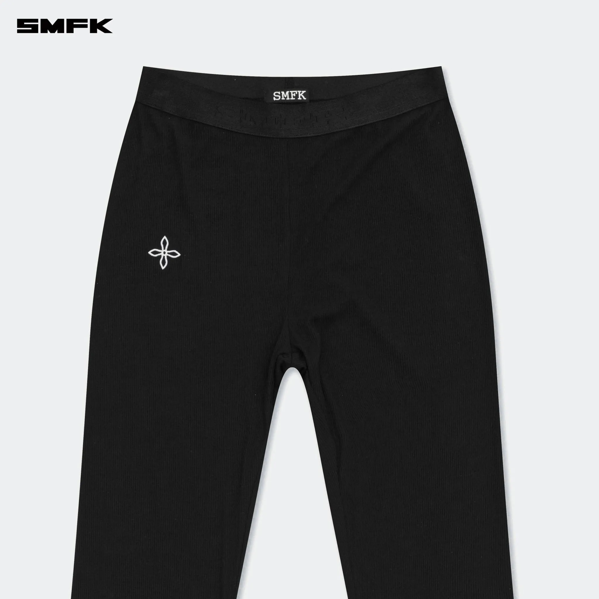 Compass Hug High-Waisted Sports Flared Pants Black