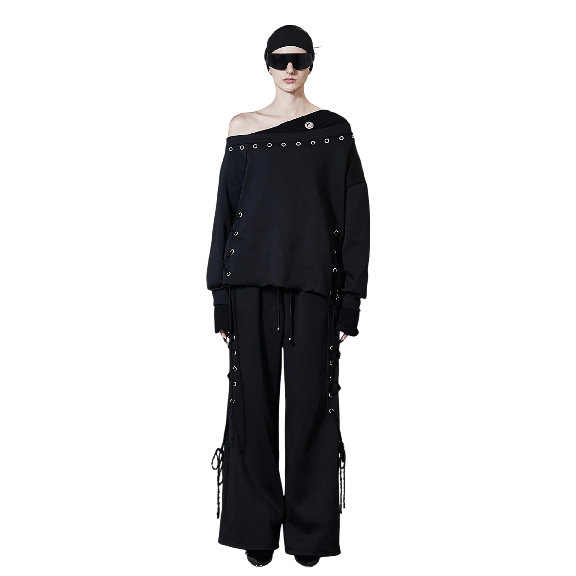 Corset Sweatshirt Set-up Pants