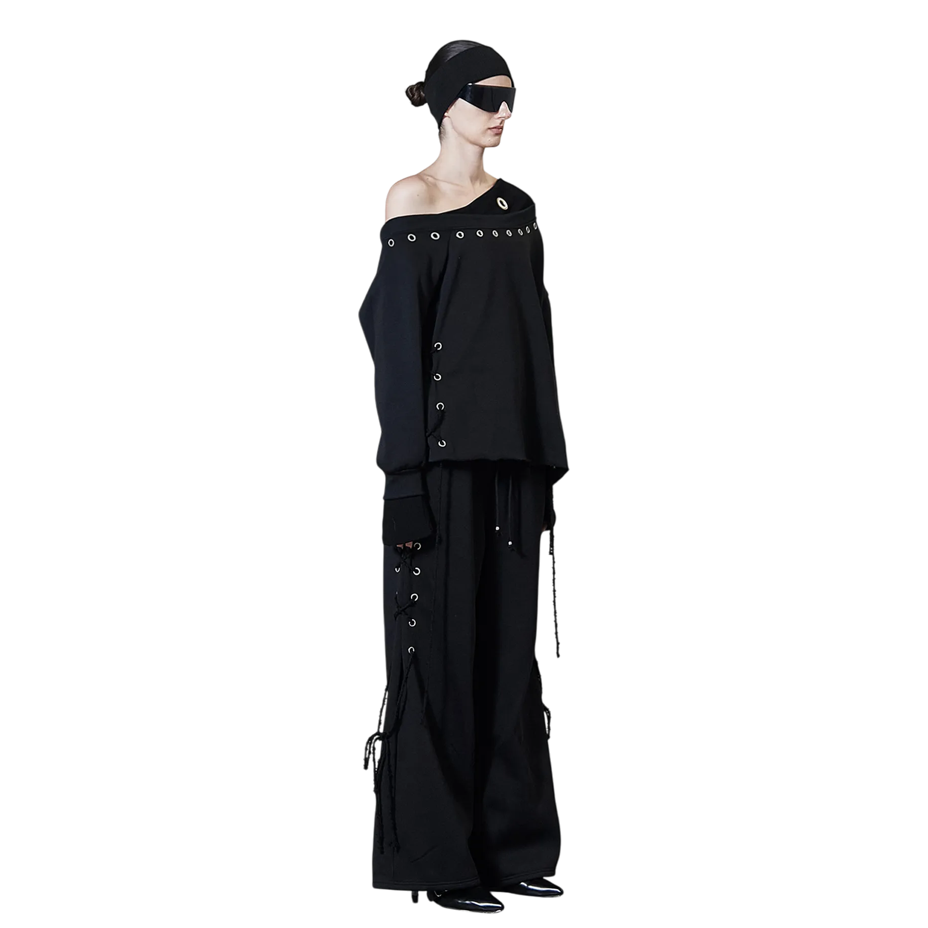 Corset Sweatshirt Set-up Pants