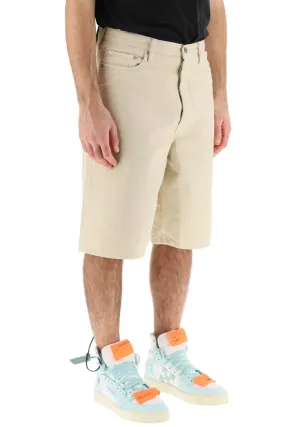 cotton utility bermuda shorts