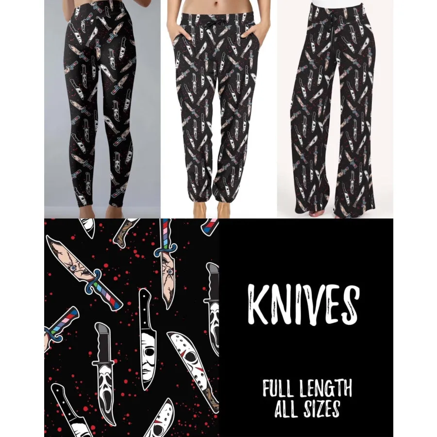 Custom Design Leggings - Knives