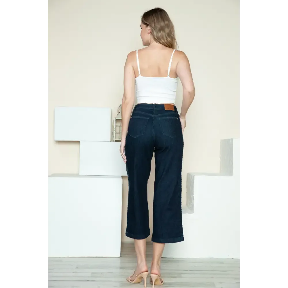 Discover Judy Blue Luxury Fashion for Women with Unique Braid Detail Jeans