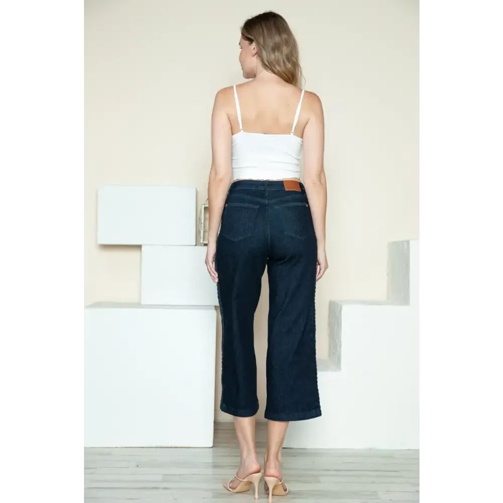 Discover Judy Blue Luxury Fashion for Women with Unique Braid Detail Jeans