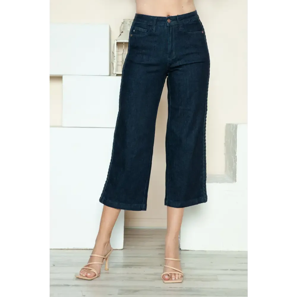 Discover Judy Blue Luxury Fashion for Women with Unique Braid Detail Jeans