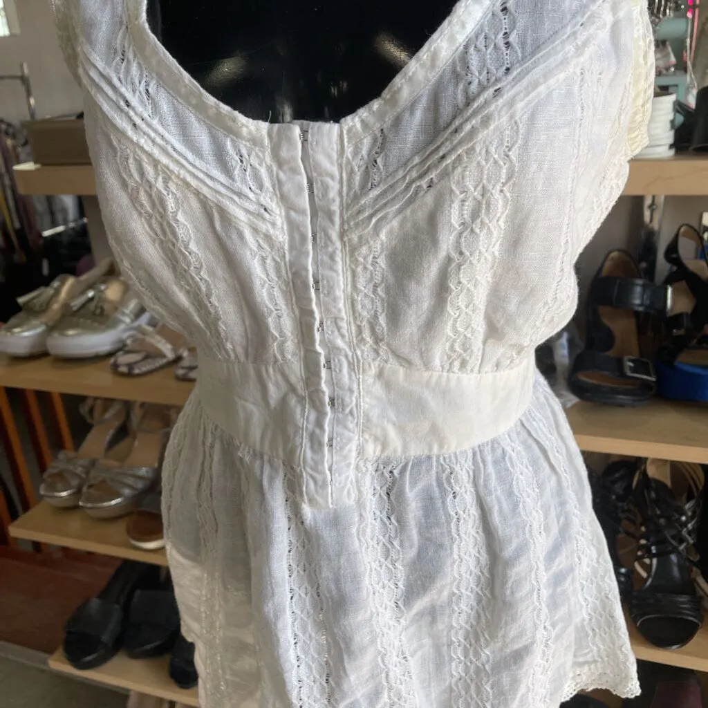 DKNY Jeans Lace Detail Top M