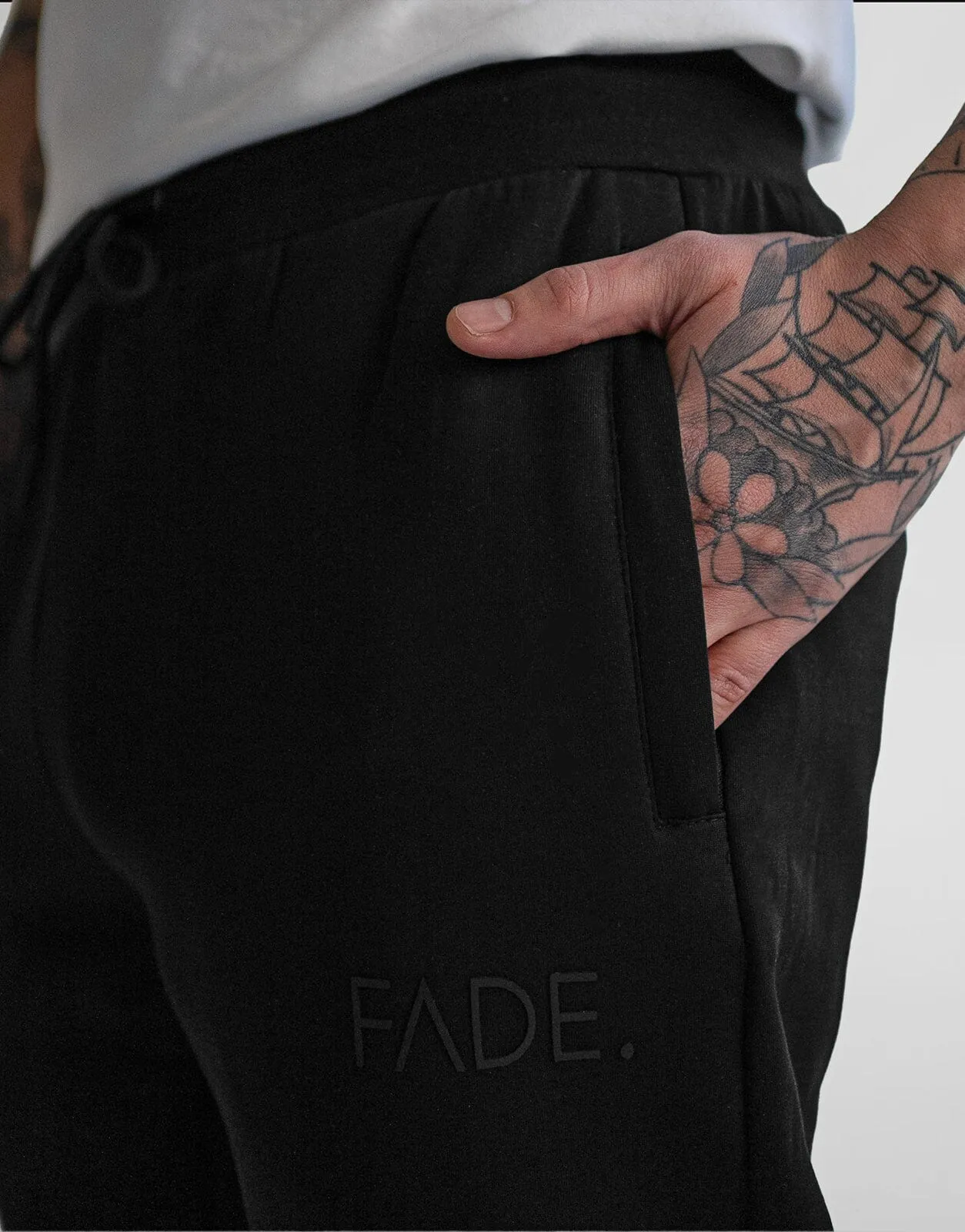 Fade Essential Sweatpants Black