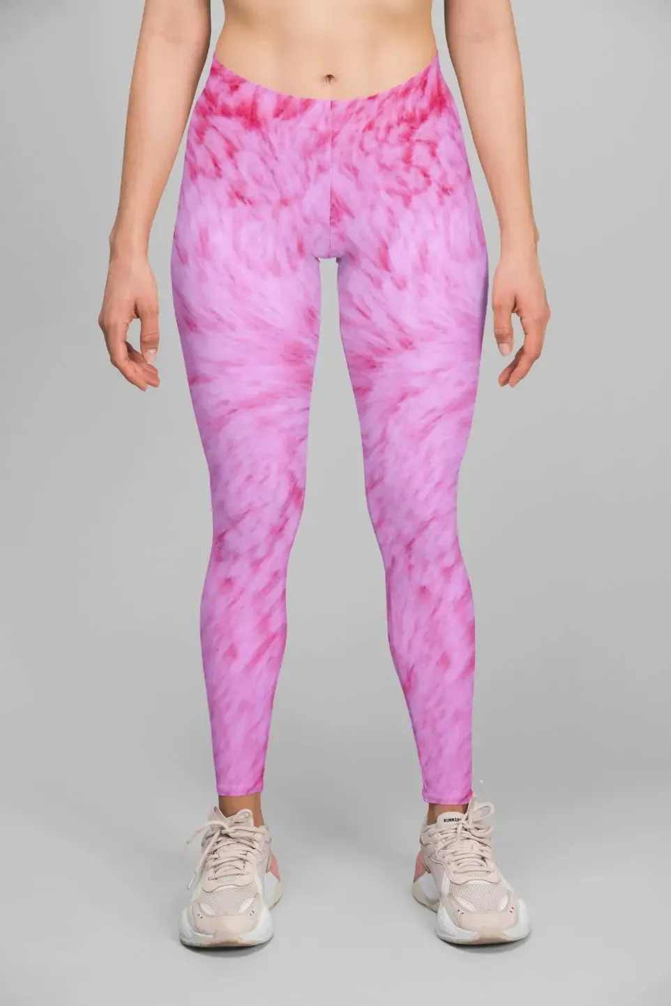Fremryrron Ultra-Breathable Pink Compression Leggings