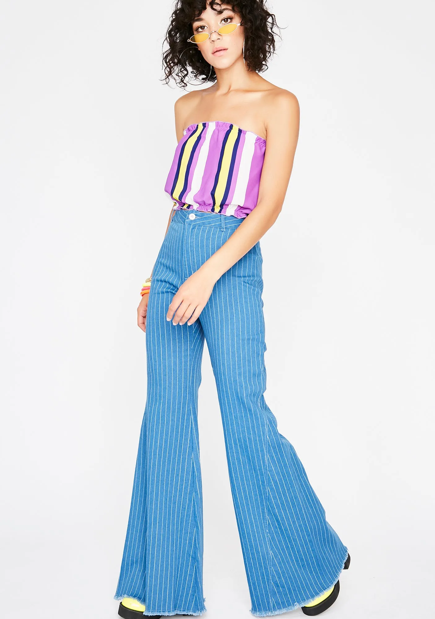 Funky Fire Wide Leg Pants