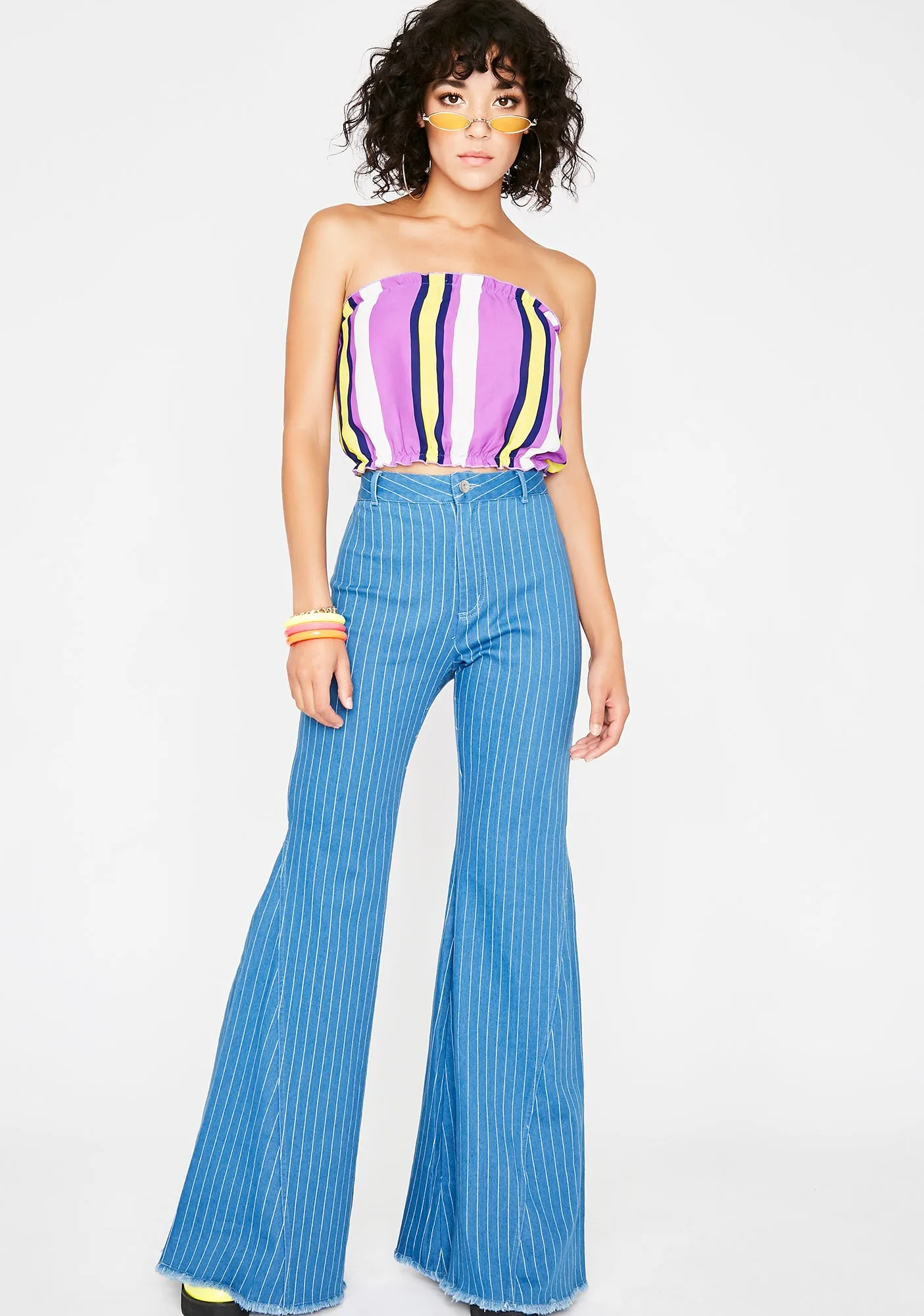 Funky Fire Wide Leg Pants