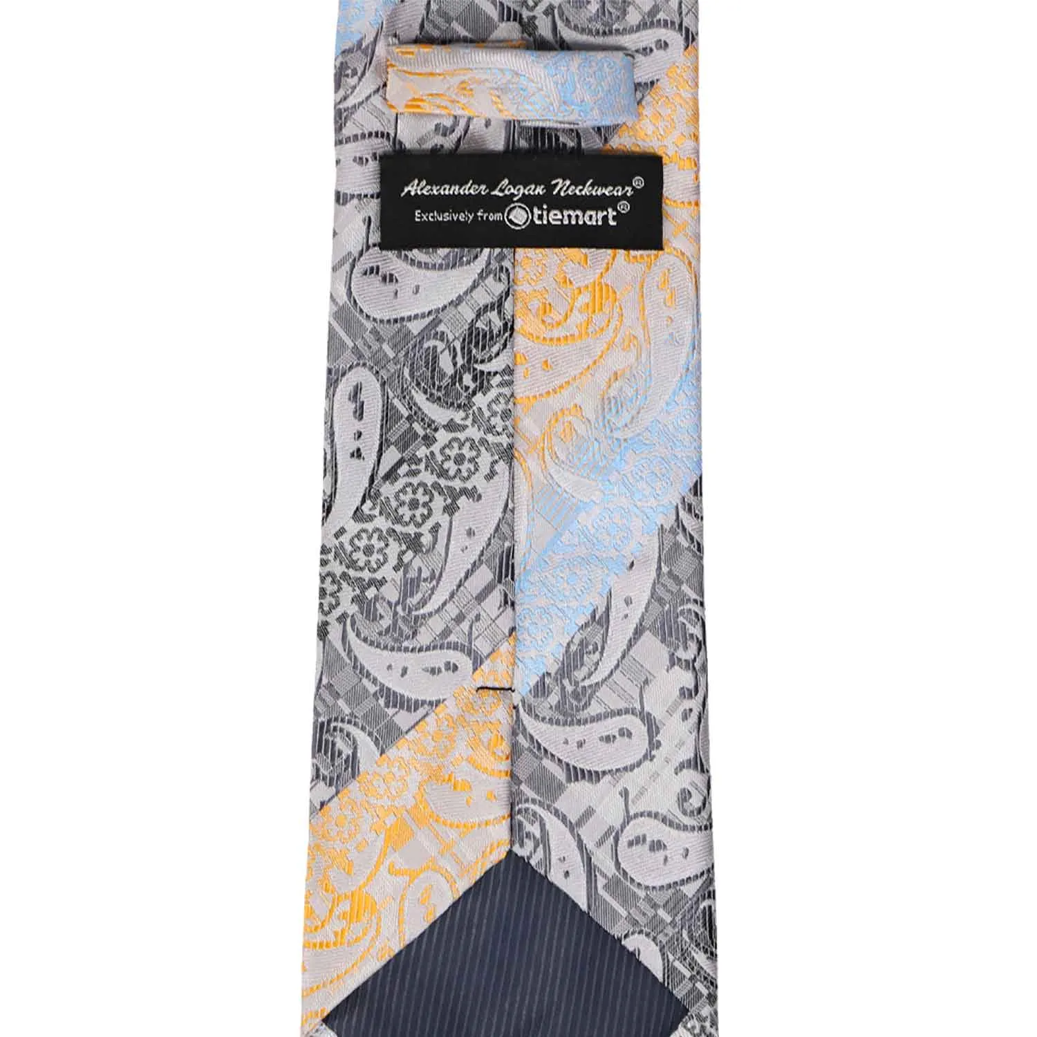 Golden Yellow Vernon Paisley Necktie