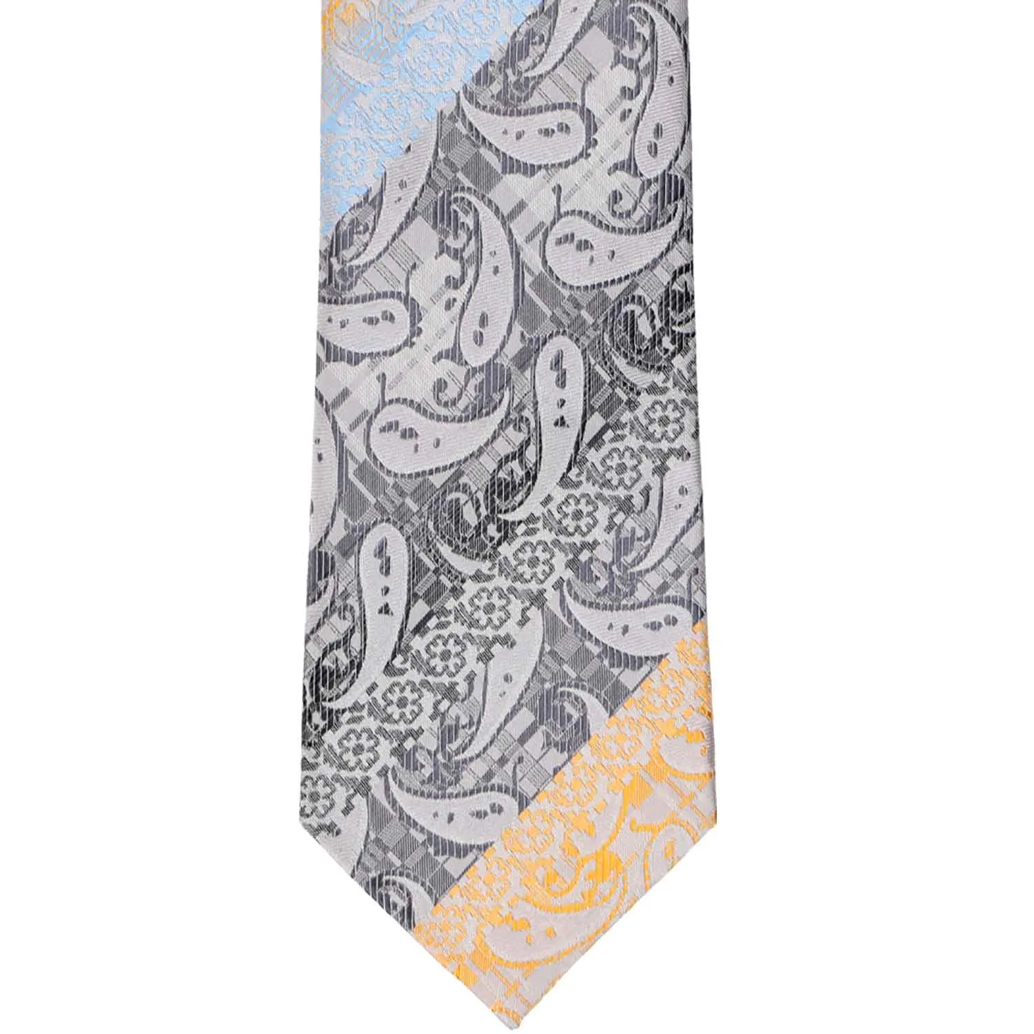 Golden Yellow Vernon Paisley Necktie