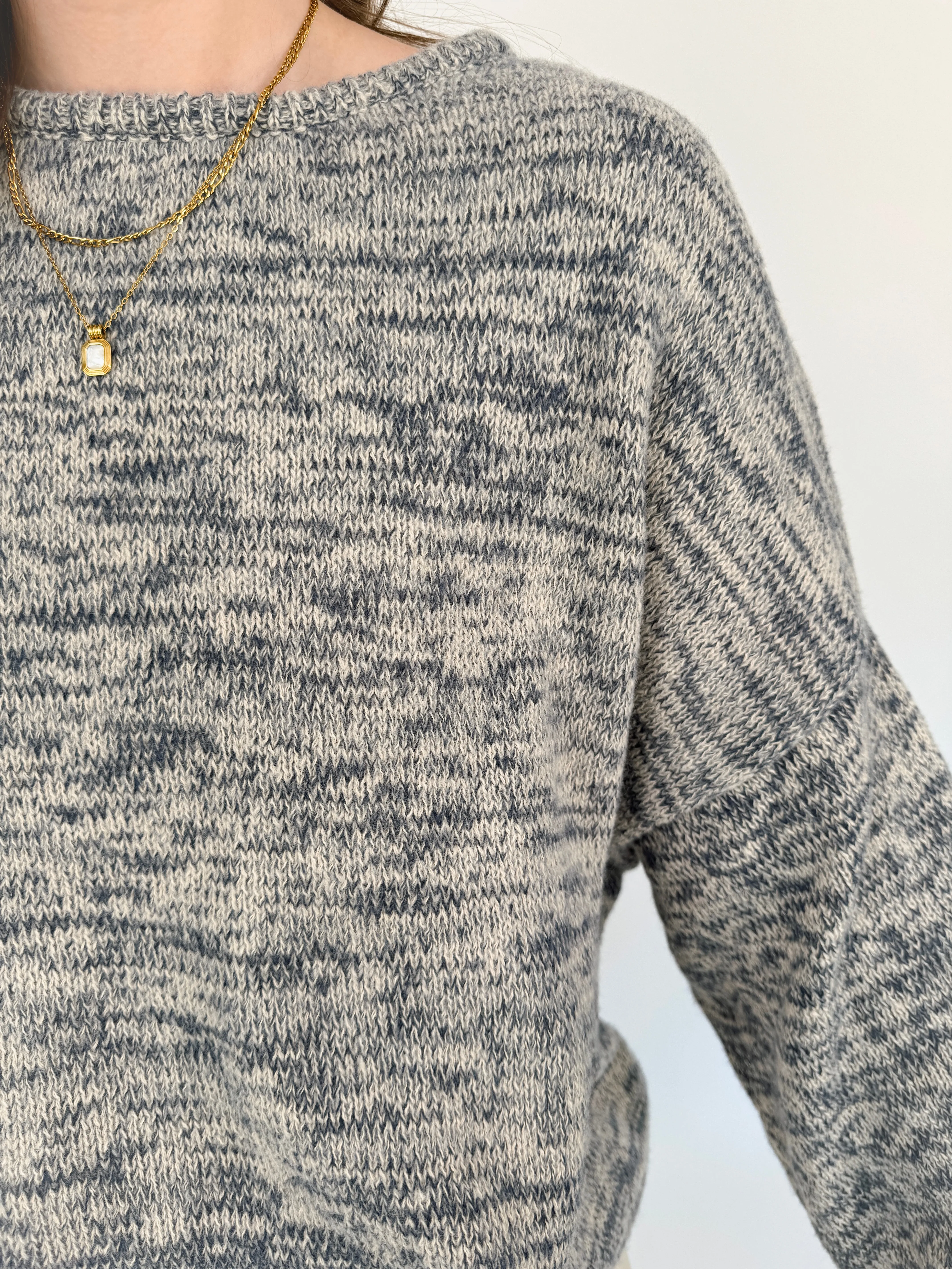 Gracie Oversized Heather Sweater