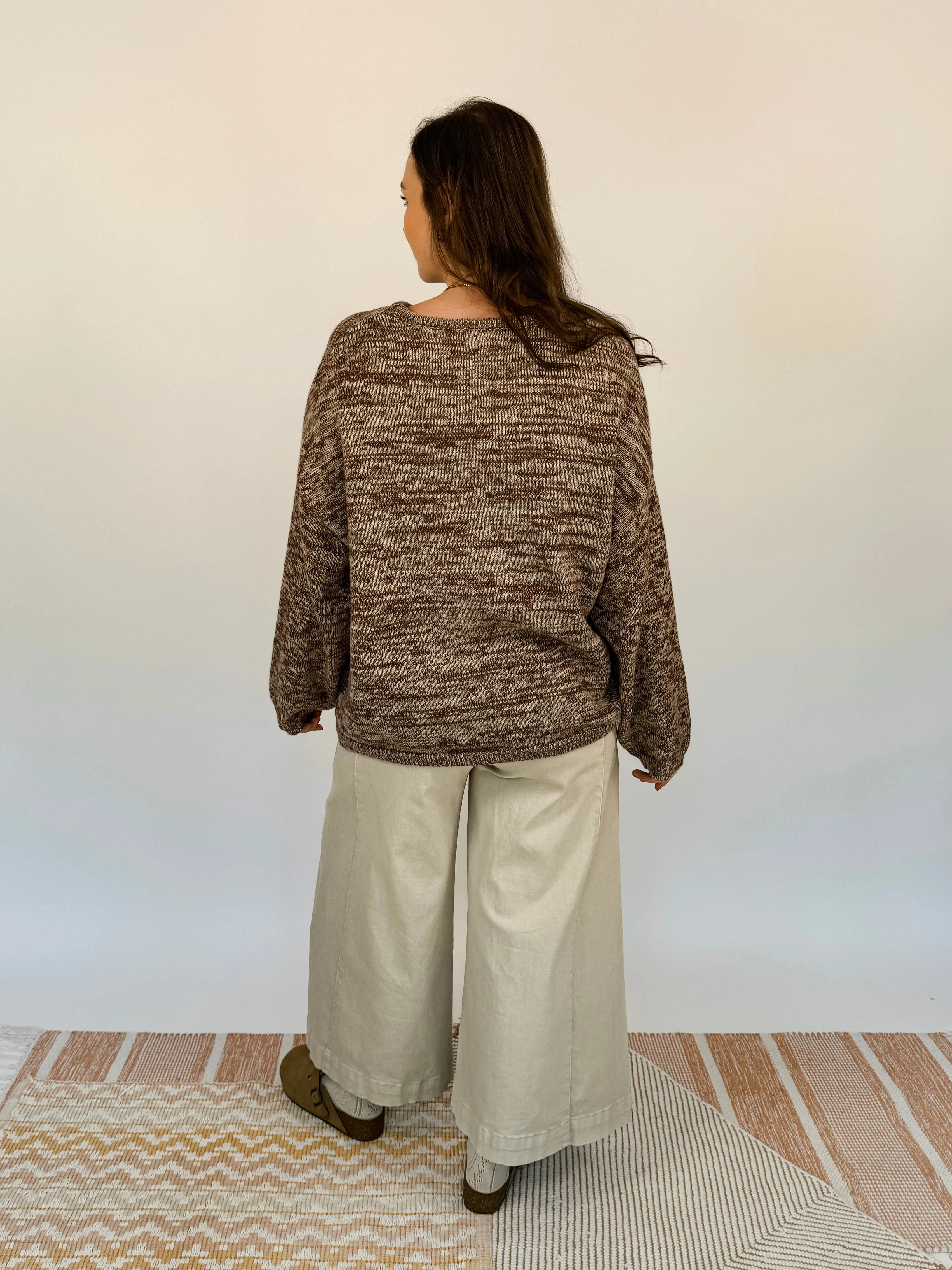 Gracie Oversized Heather Sweater
