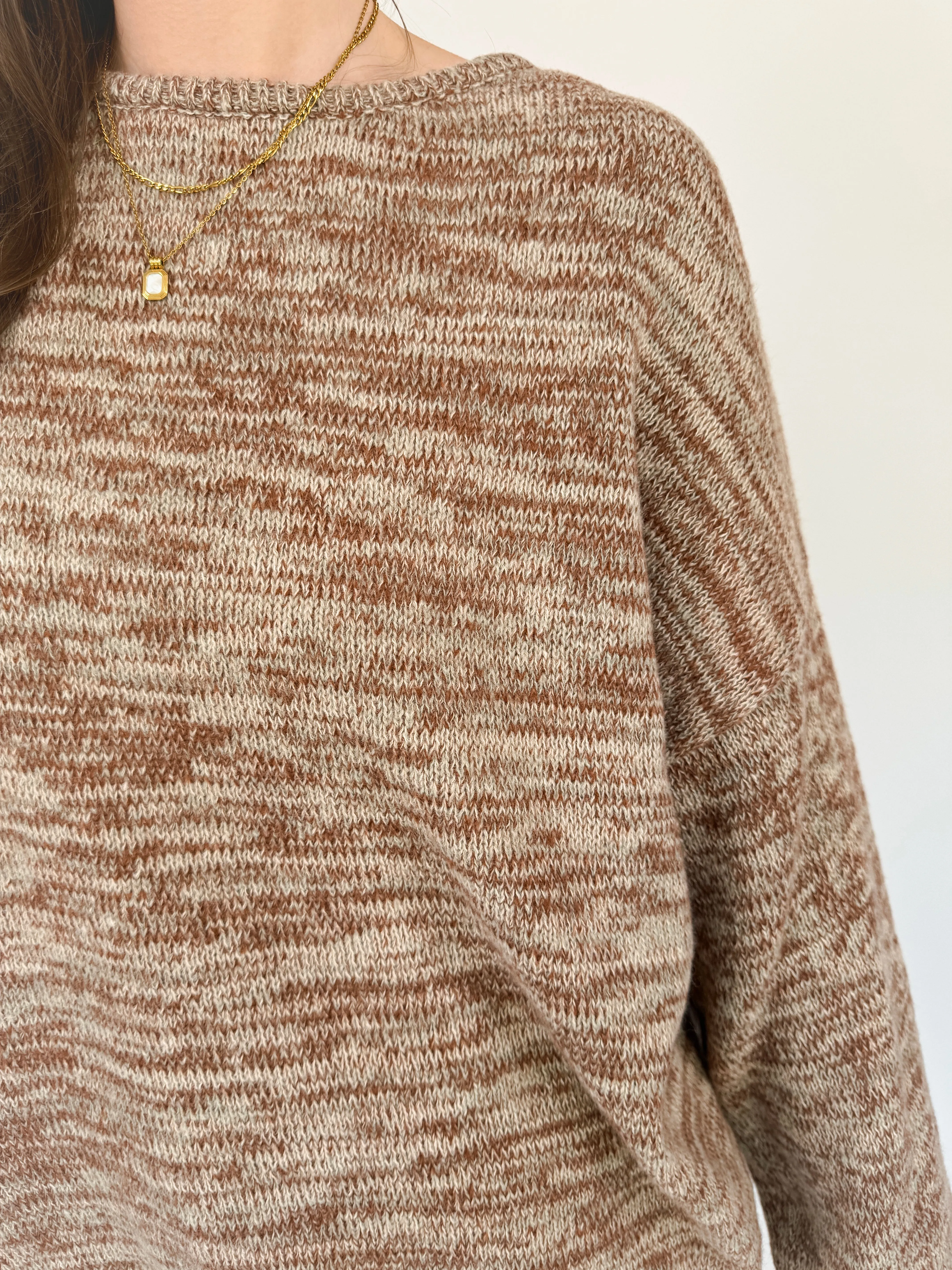 Gracie Oversized Heather Sweater