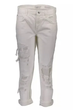 Guess Jeans White Cotton Women Jeans