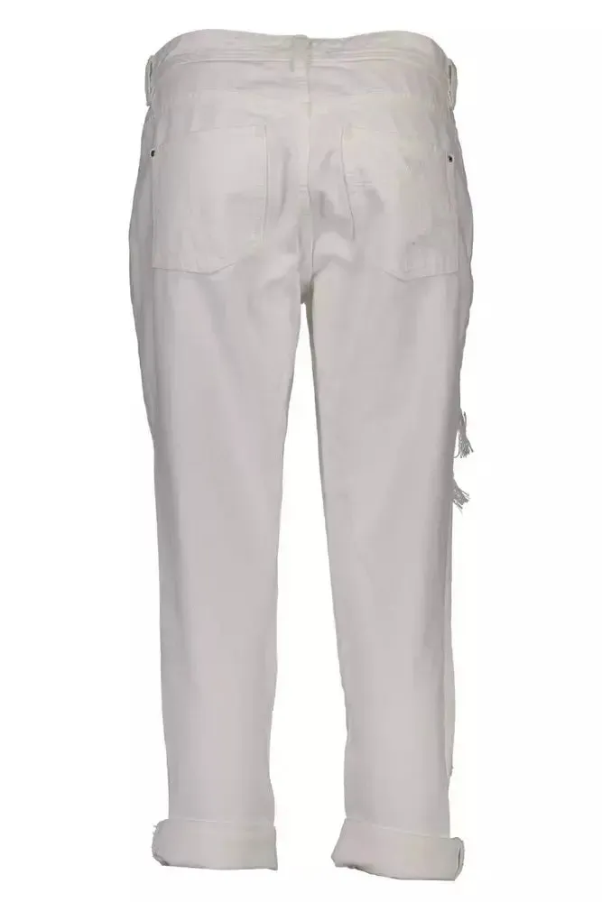 Guess Jeans White Cotton Women Jeans