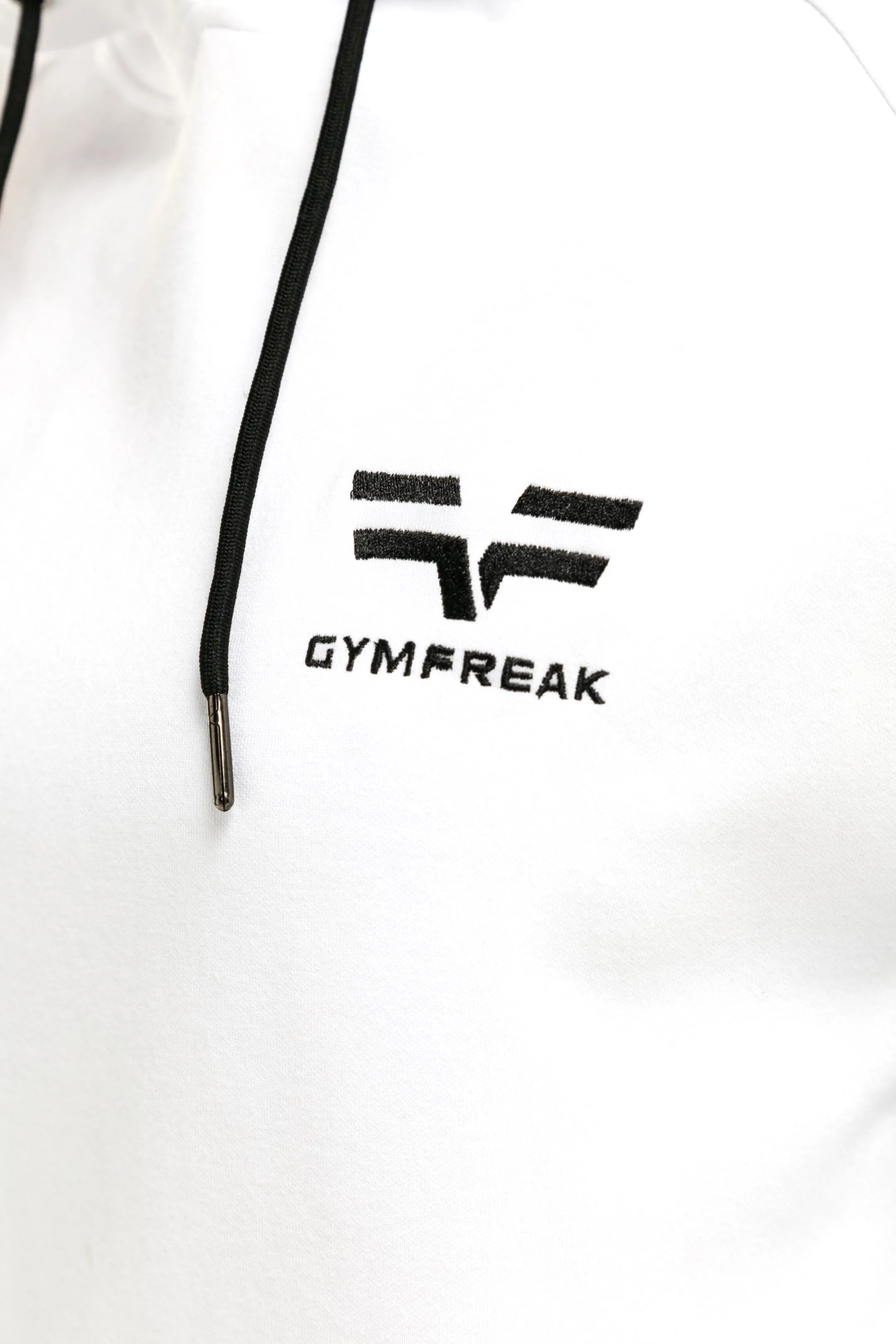 GymFreak Womens Power Hoodie - White