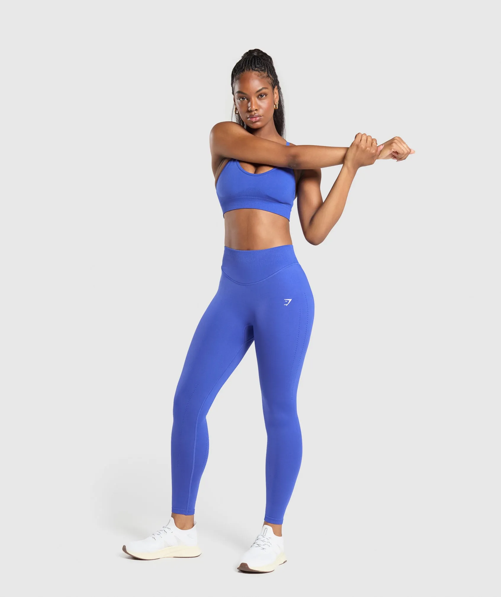 Gymshark Sweat Seamless Leggings - Force Blue