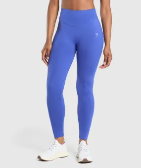 Gymshark Sweat Seamless Leggings - Force Blue