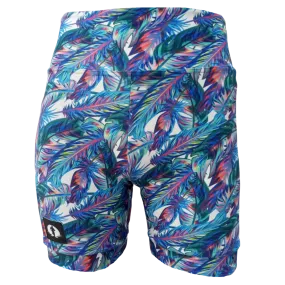 High Waist Funky Pants - Feathers