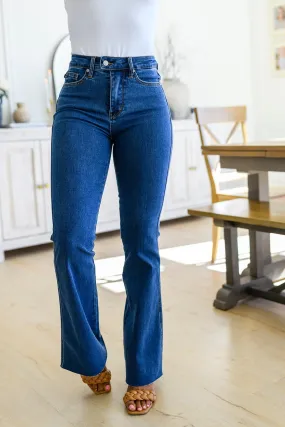 Judy Blue Holding On Tight High Rise Tummy Control Flared Jeans