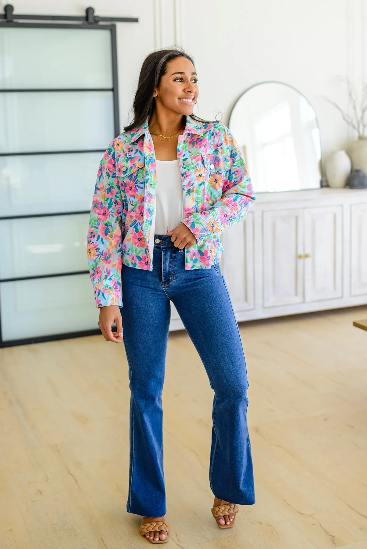 Judy Blue Holding On Tight High Rise Tummy Control Flared Jeans