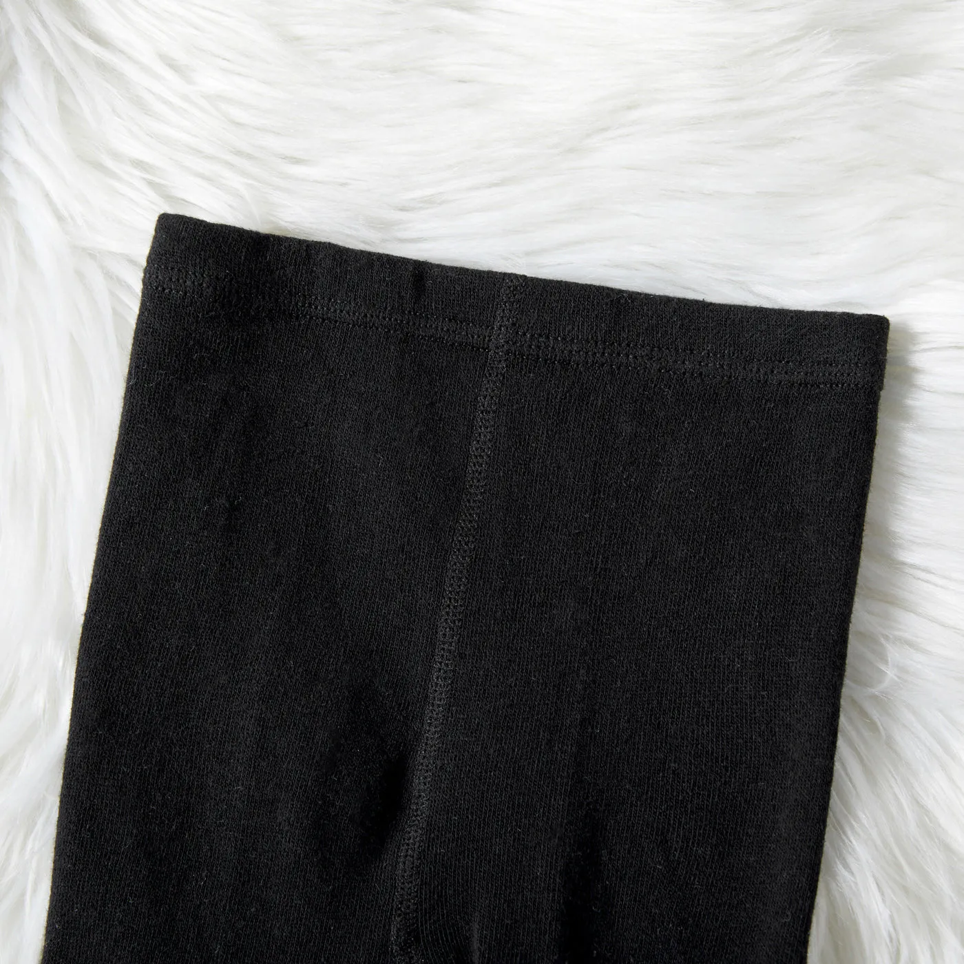Kid Girl 100% Cotton Carrot Embroidered Knit Footie Leggings