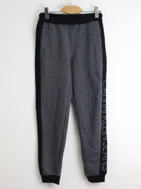 Kids Boy's Colorblocked Fleece Joggers,Grey/Black