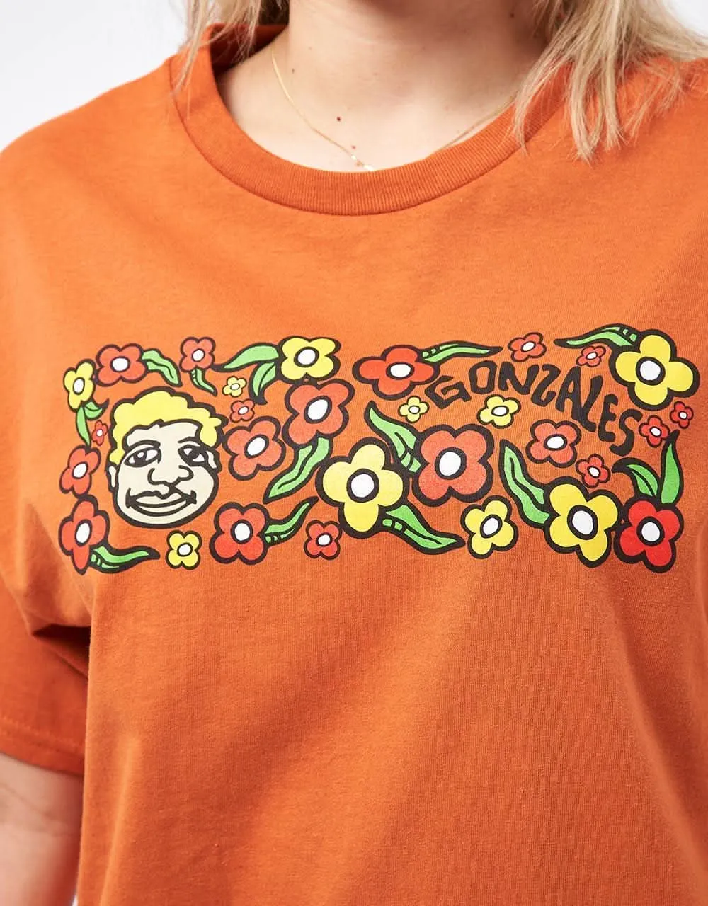 Krooked Sweatpants T-Shirt - Orange/Multi