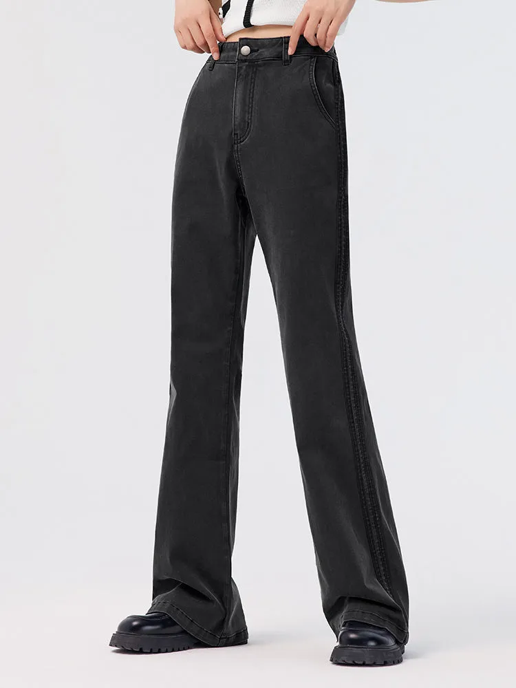 Ladies' Stretch Denim Cool Sunscreen Flared Pants