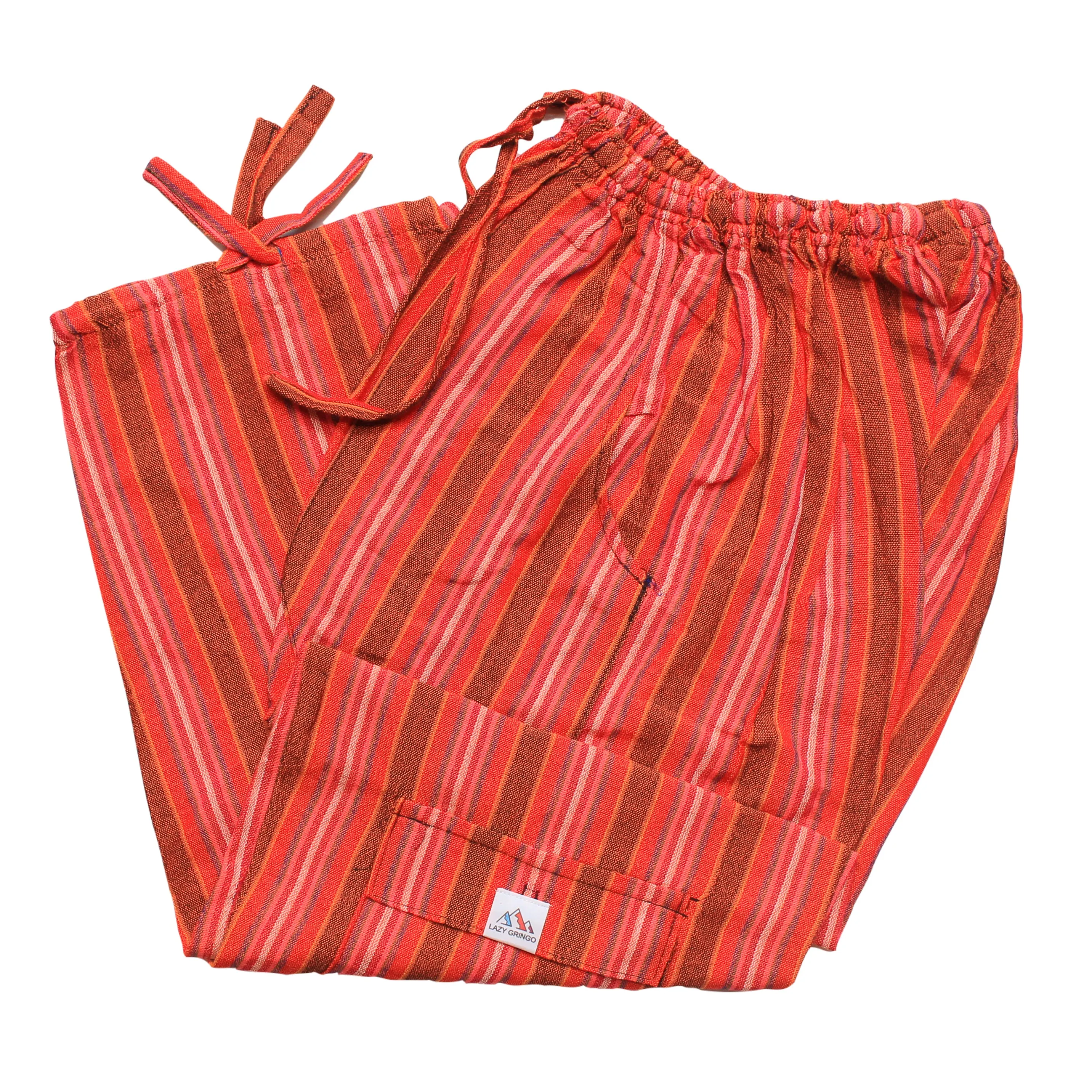 (Large) Pinkish Orangey with subtle Greenish stripes 0206