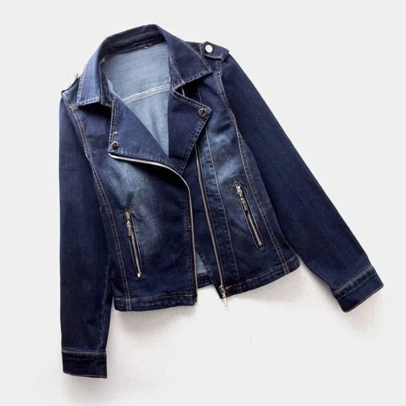 L'ATTRIXCION EDGY DENIM JACKET