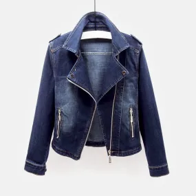L'ATTRIXCION EDGY DENIM JACKET