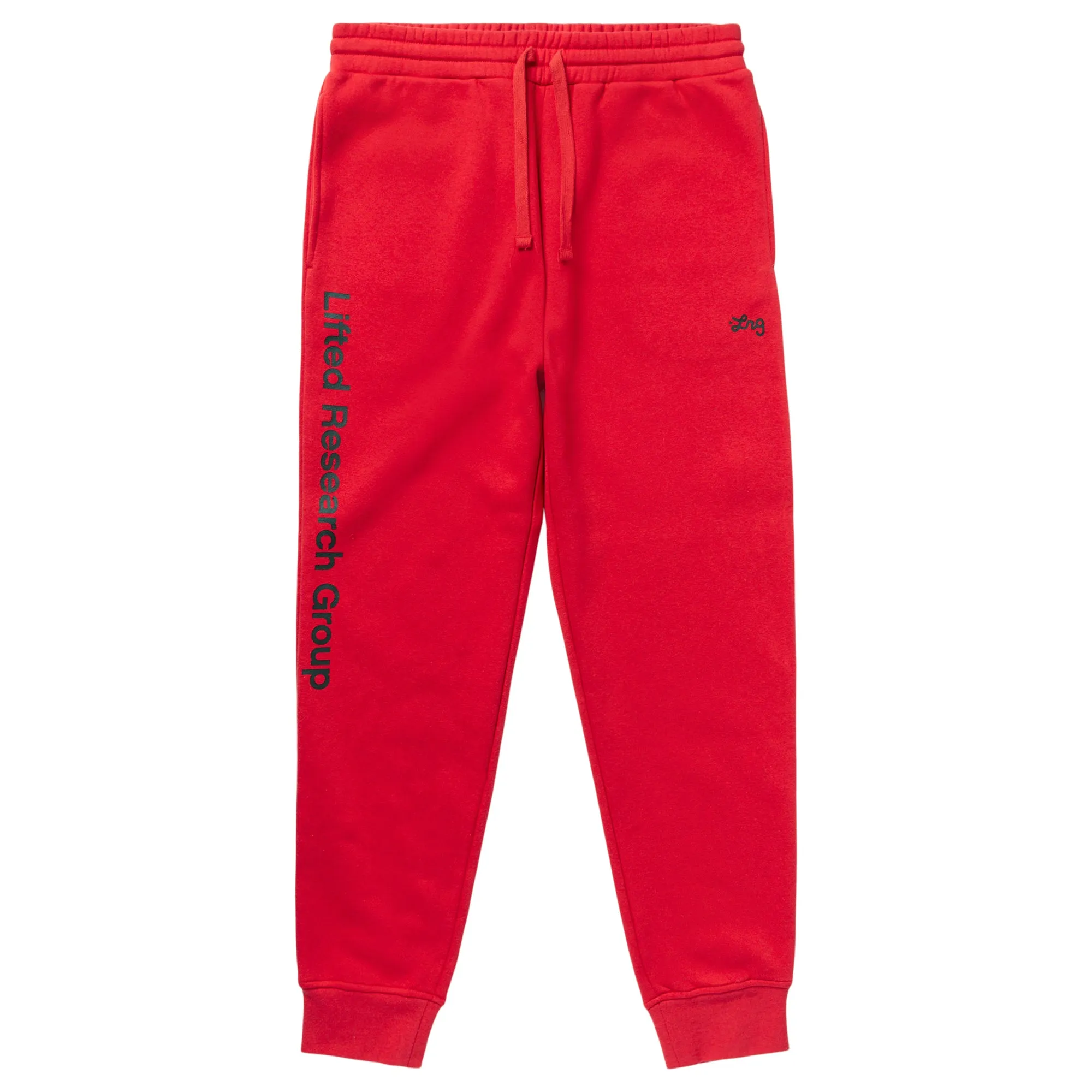 LIFTED SCRIPT JOGGER SWEATPANTS - RED