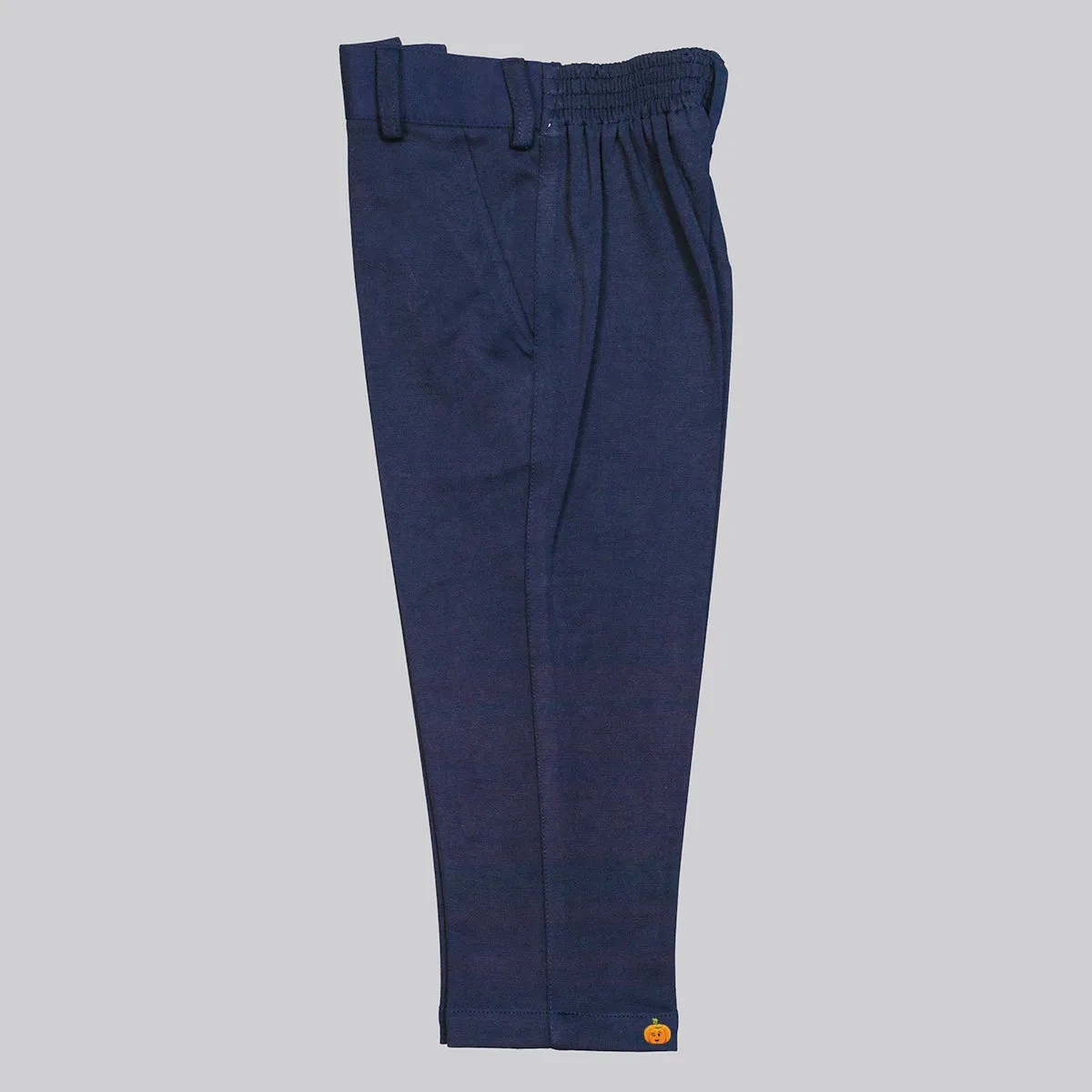 Linear Blue Boys Suit and T-shirt