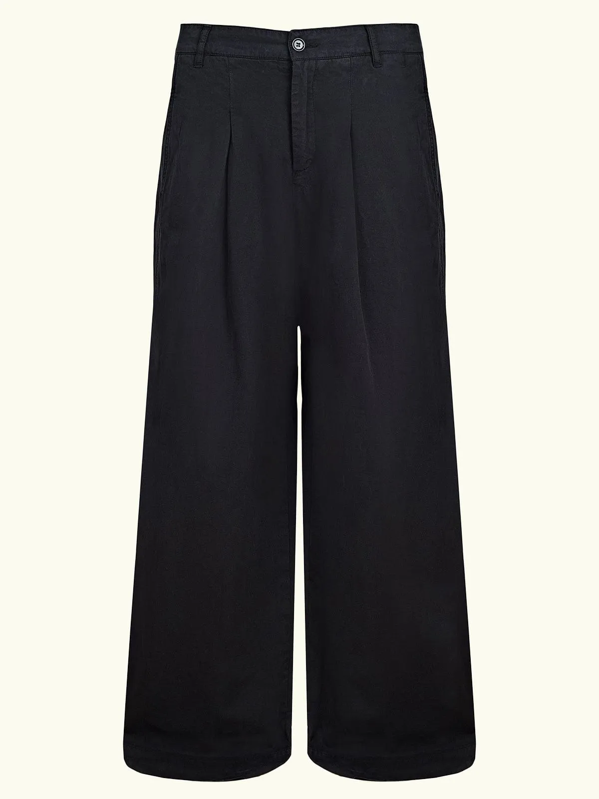 Luca Wide Trouser - Black