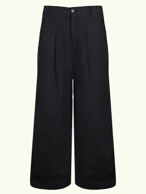 Luca Wide Trouser - Black