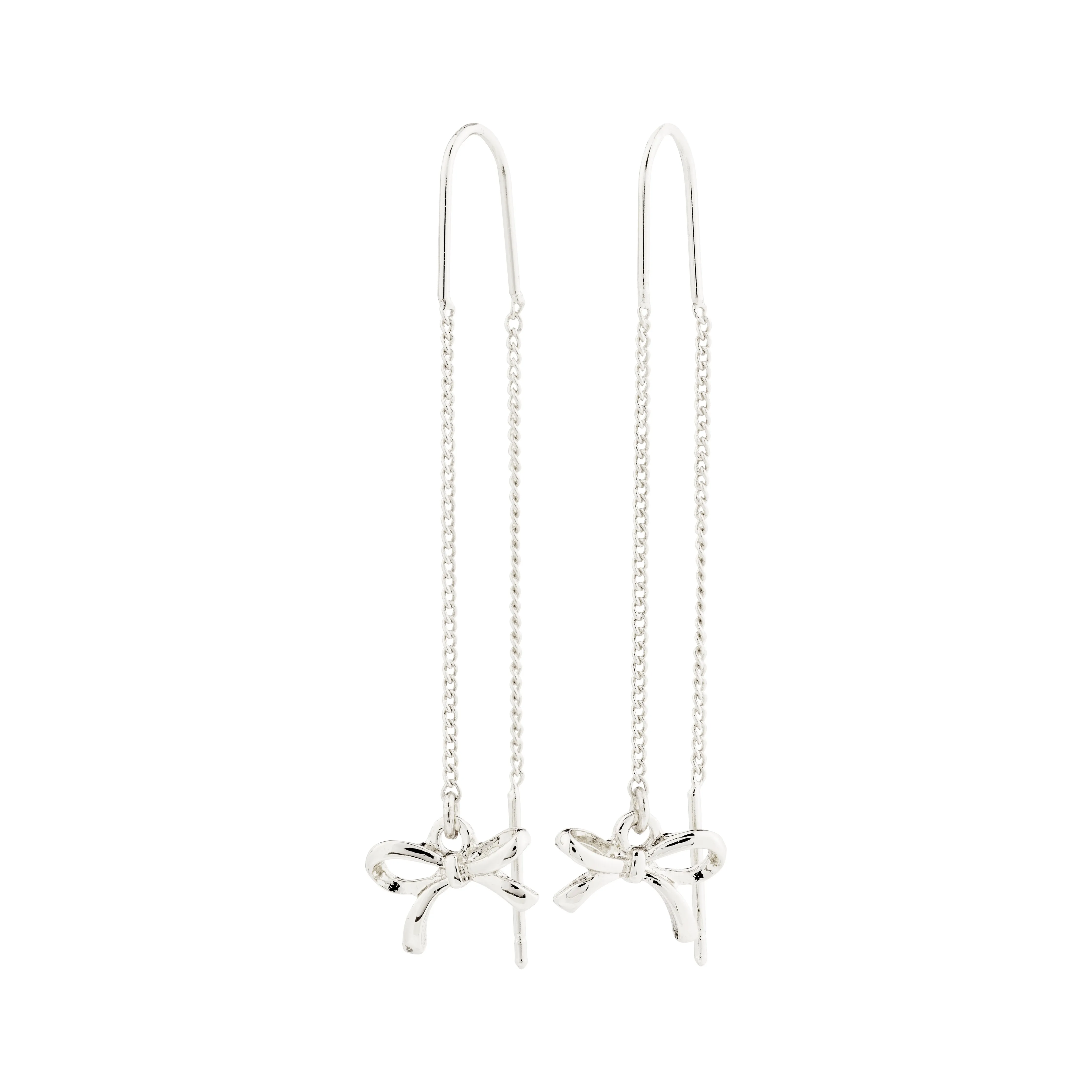 LYSANDRA chain earrings silver-plated