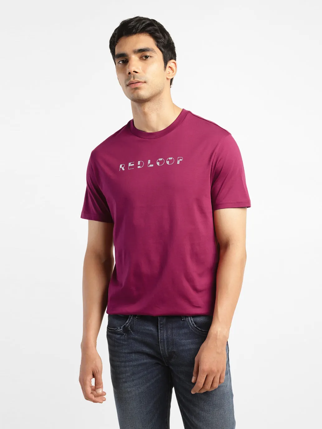 Men's Graphic Round Neck T-shirt