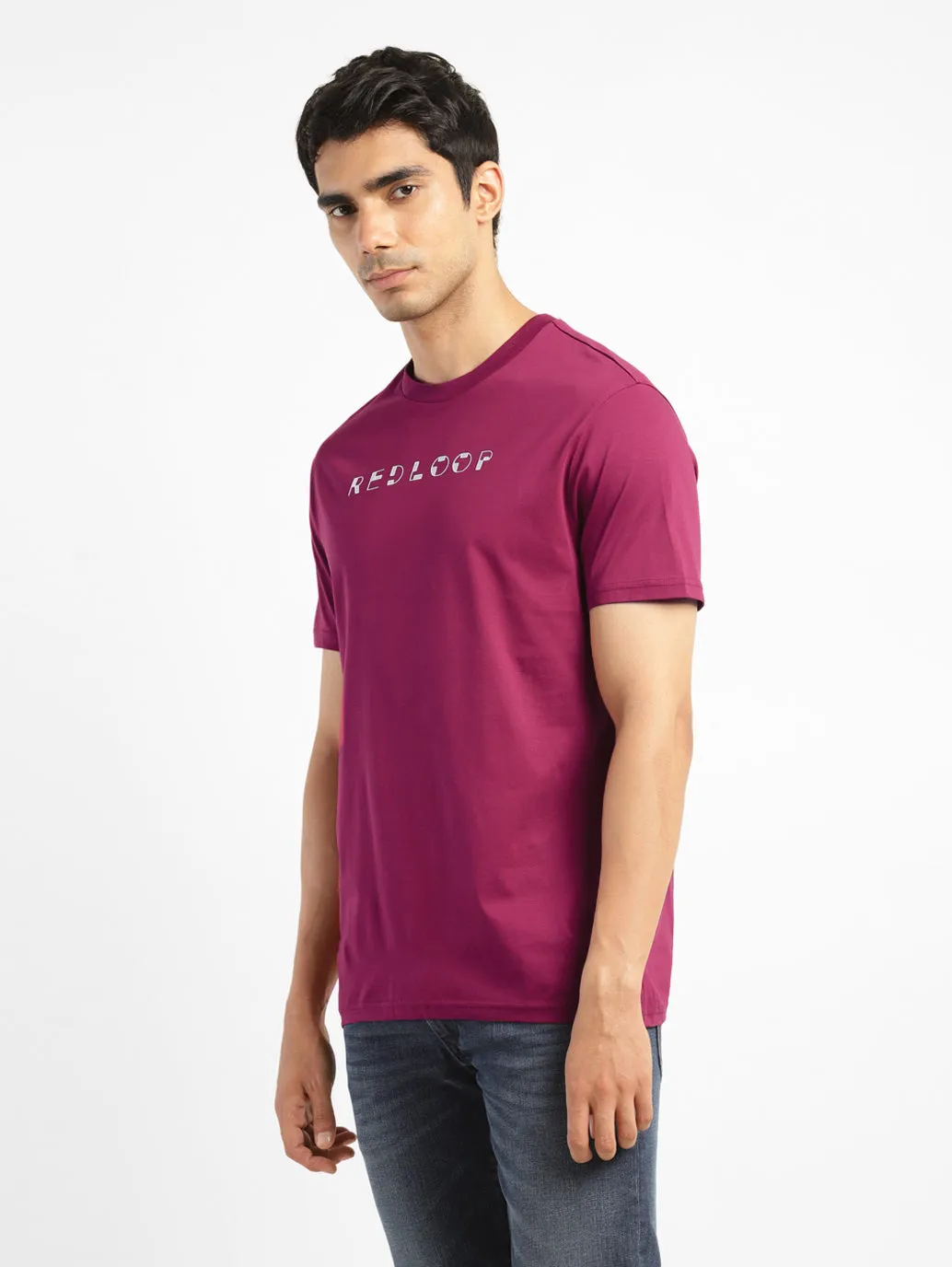 Men's Graphic Round Neck T-shirt