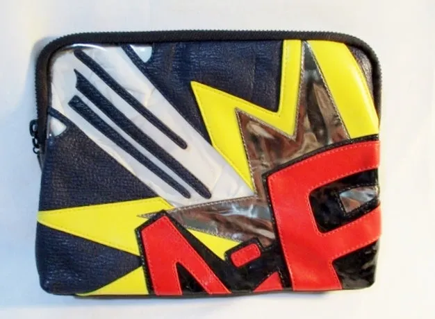 NEW NWT 3.1 PHILIP LIM BANG PATCHWORK POP ART Zip Bag Purse Clutch