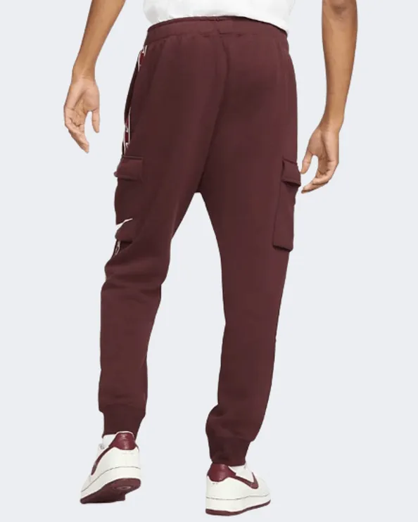 Nike Sportswear Repeat Men Lifestyle Pant Burgundy Dx2030-652