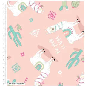 No Prob Llama Fabric 2691