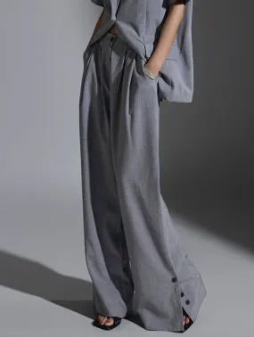 P3156 Side Button Slacks